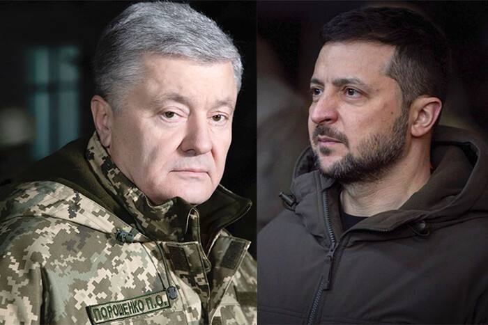 Обкладинка новини Порошенко: Зеленський діє як авторитарний лідер і має "вчитися у Бібі"
